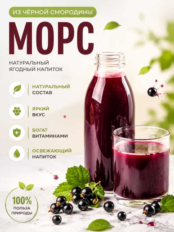 Морс смородина 0,5 л
